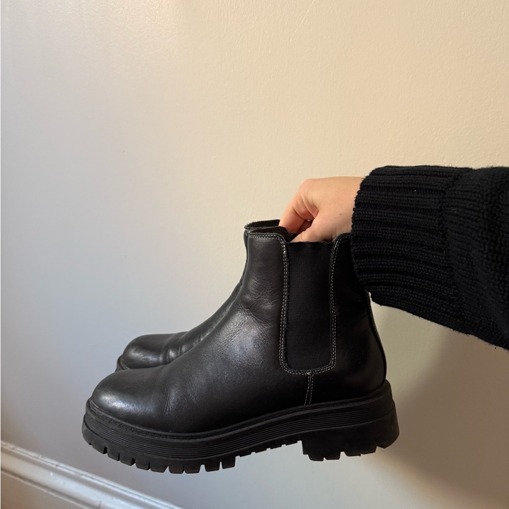 Marc Fisher Black Ankle Boots